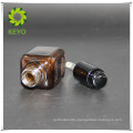 30ml square amber cosmetic glass dropper bottle